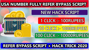 USA number refer script |  Refer bypass script | Technical Friend