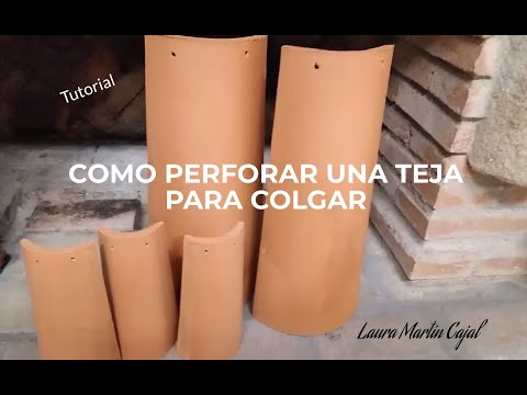 Hacer tejas decoradas con manualidades, trío de tejas