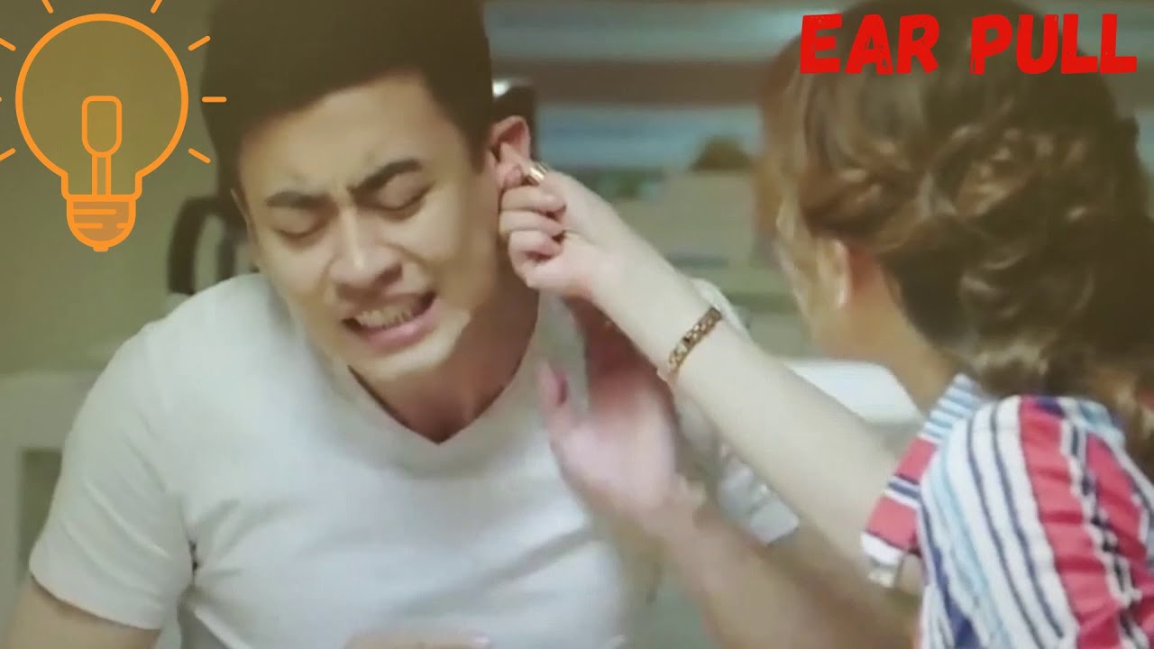 Ear Pulling by young girl earpullingchallenge YouTube