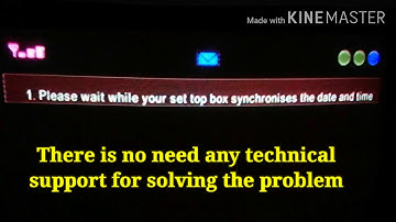 set top box synchronises the date and time error solution | Videocon d2h