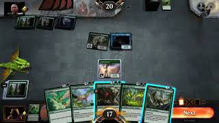 Mono green dinosaur deck