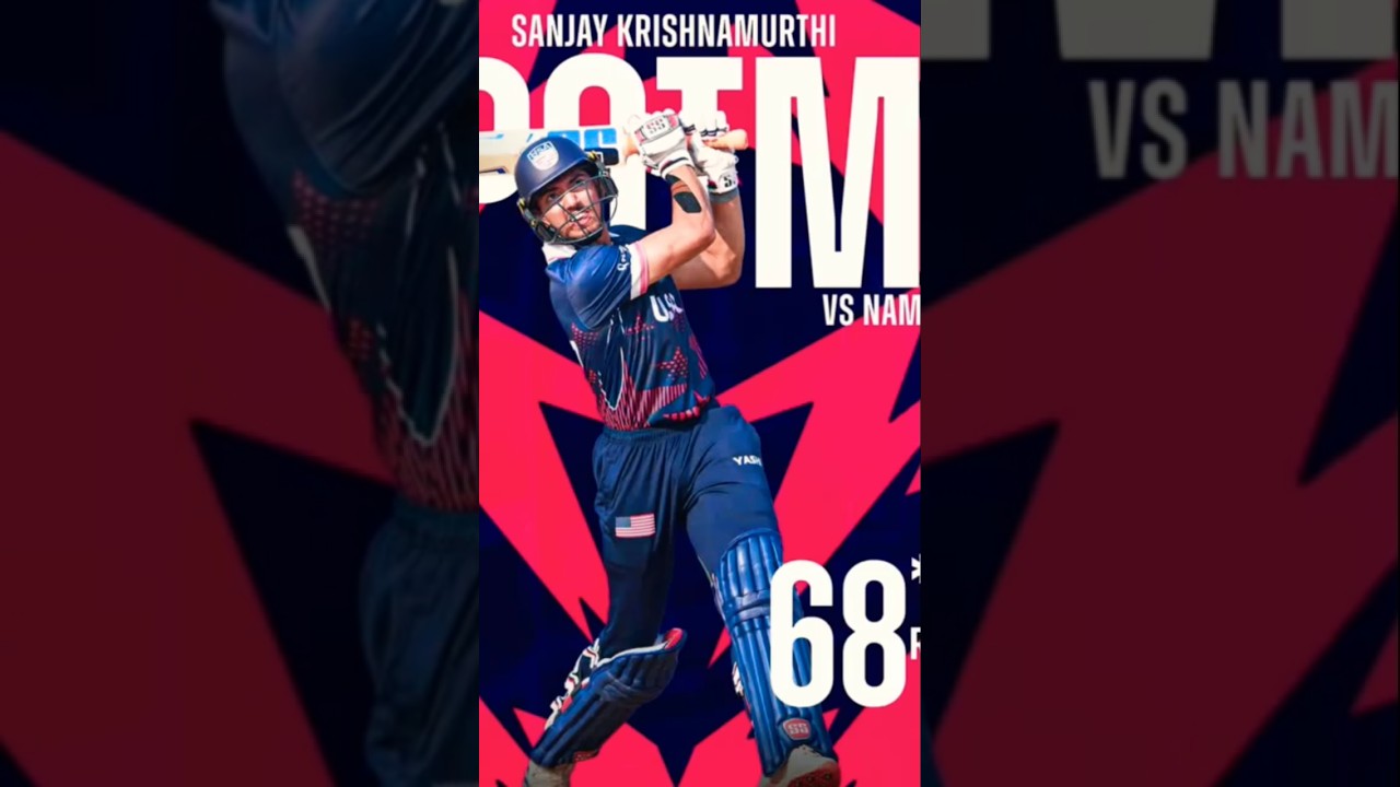 🔥கிருஷ்ணமூர்த்தி அசுர ஆட்டத்தால்Namibiaவை பந்தாடியUSA😎