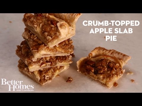 Crumb-Topped Apple Slab Pie