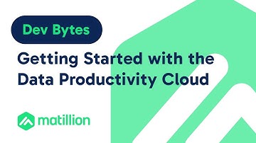 Getting Started with the Matillion Data Productivity Cloud