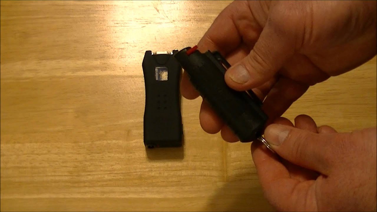 Stun gun pepper spray combo YouTube