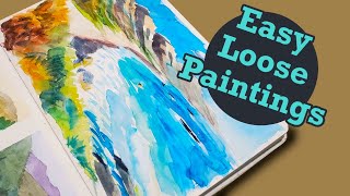 Loose Painting Made EASY! 6 Tips to Loosen Up Your Watercolor Painting