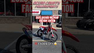 2025 GASGAS MC 450F FACTORY EDITION💰8,995💰