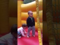 Two-year-old kid in a bouncy house is already more adult than all of us