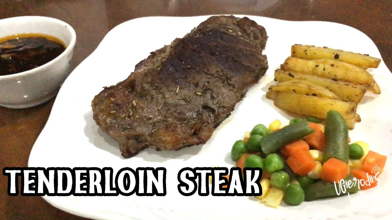 Tenderloin Steak, Well Done Ugierodii's Kitchen YouTube
