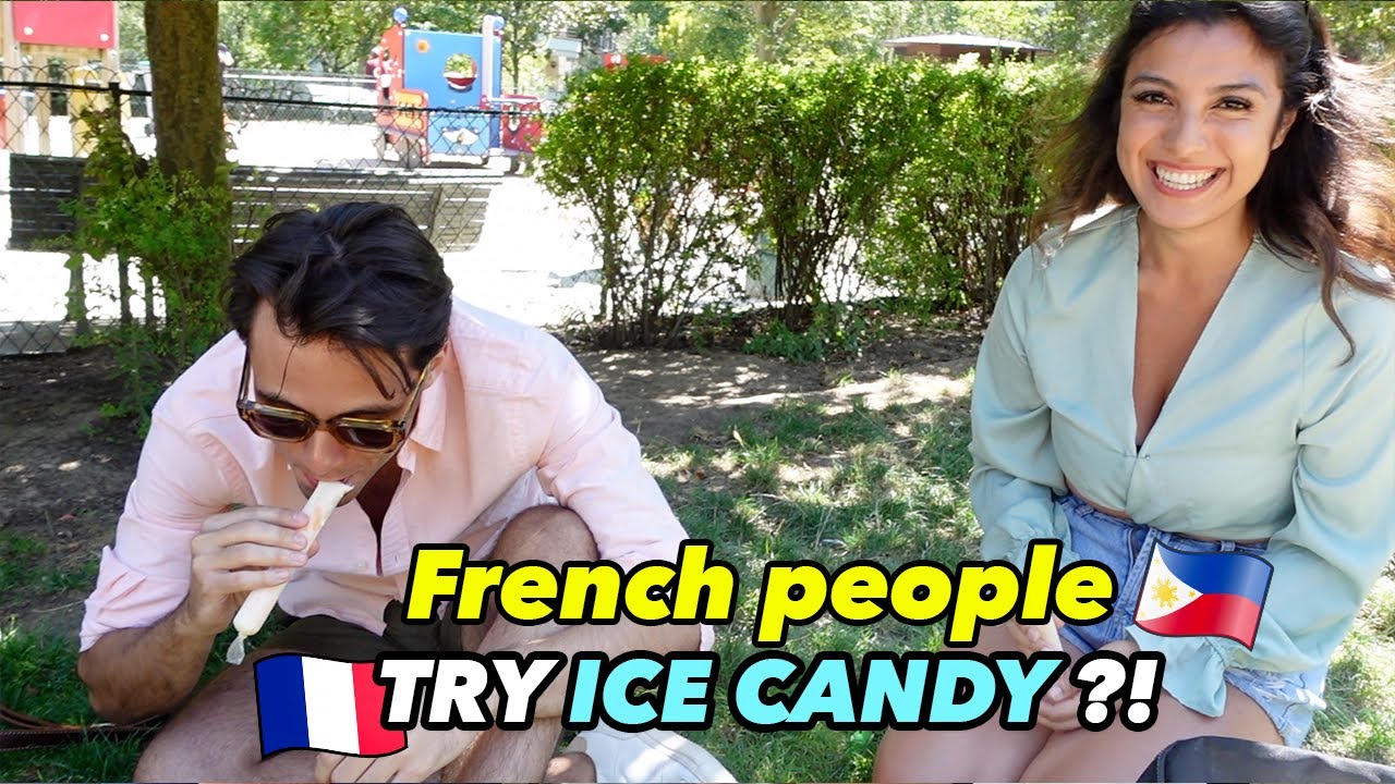 Giving PARIS French Strangers ICE CANDY For The First Time, CHARMED
