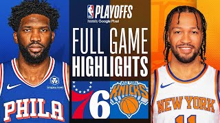 #7 76ERS at #2 KNICKS | FULL GAME 2 HIGHLIGHTS | April 22, 2024 by NBA 1,098,485 views 1 day ago 9 minutes, 58 seconds