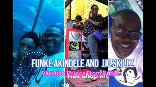 Checkout funke akindele and husband jjc skillz vacation photos from dubai