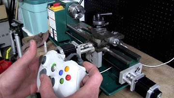 CNC Lathe using Xbox 360 controller