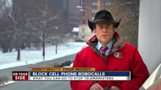 Blocking cellphone robocalls