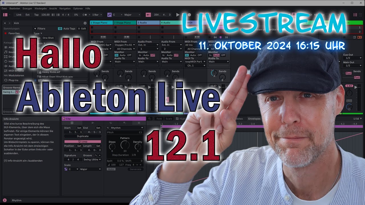 Livestream: Ableton Live 12.1 - Was bringt Dir das Update? - YouTube