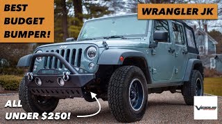 EAG Metal Front Bumper & Skid Plate Install // Jeep Wrangler JK