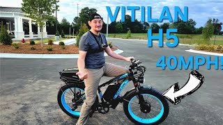 Vitilan H5 Dual Motor Ebike Review | 40MPH?
