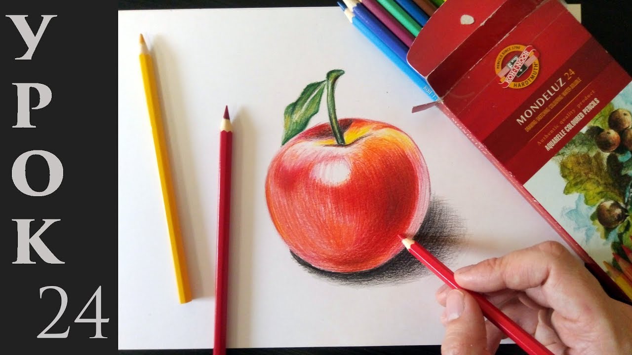 ⁣Как рисовать цветными карандашами. Основы + полезные советы.