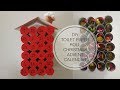 DIY Chistmas Advent Calendar made from empty toilet paper rolls