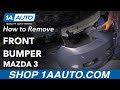 How to Remove Bumper 03-09 Mazda 3