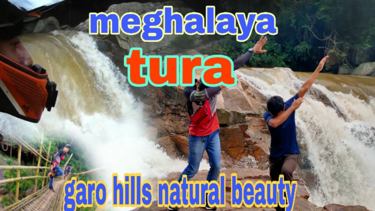 Beautiful waterfall in meghalaya tura/ My first waterfall vlogs/