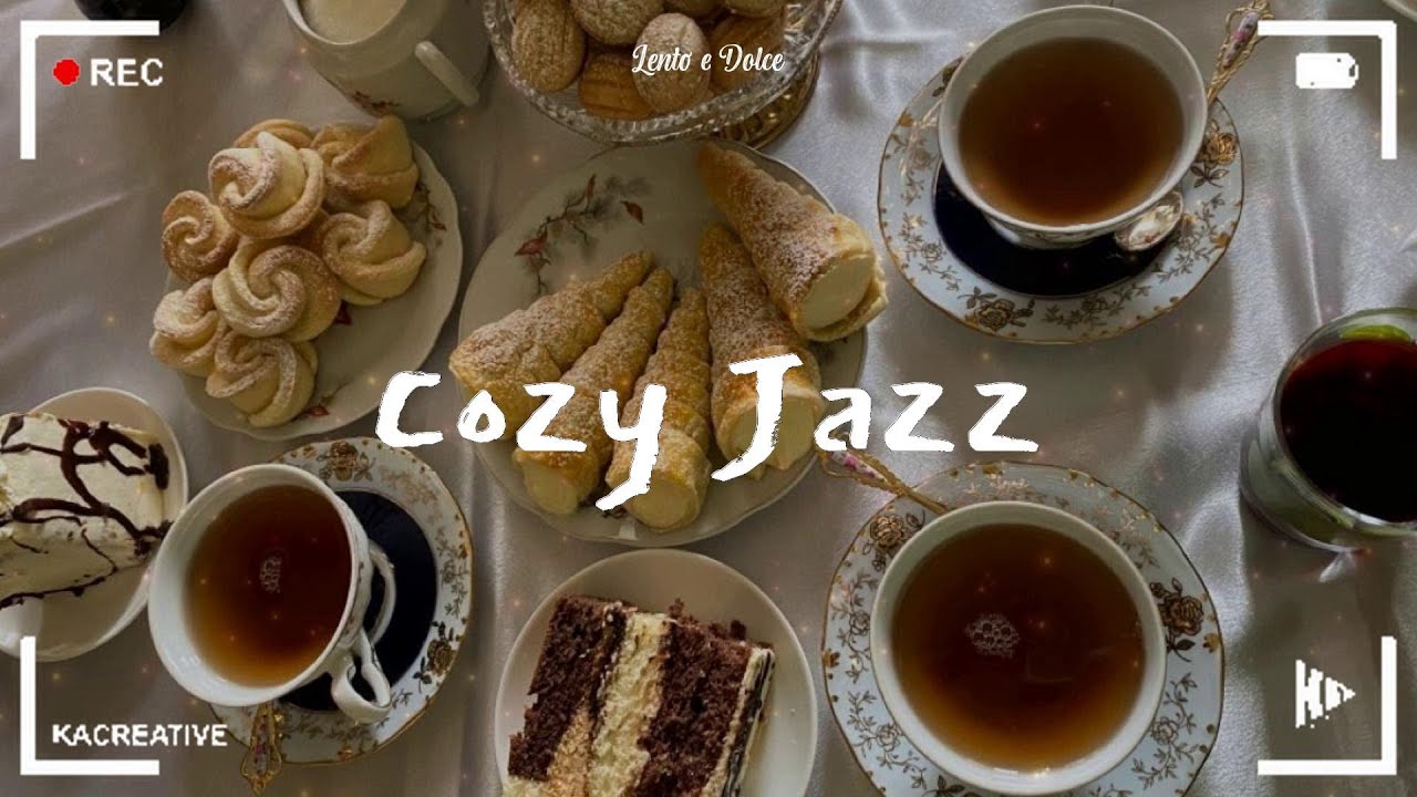 A Warm and 4K Cozy Coffee Shop | Smooth Piano Jazz Music for Relaxing ...