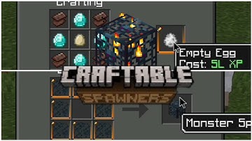 [Craftable Spawners] make your mob farm efficient with the craftable pawners addon! 