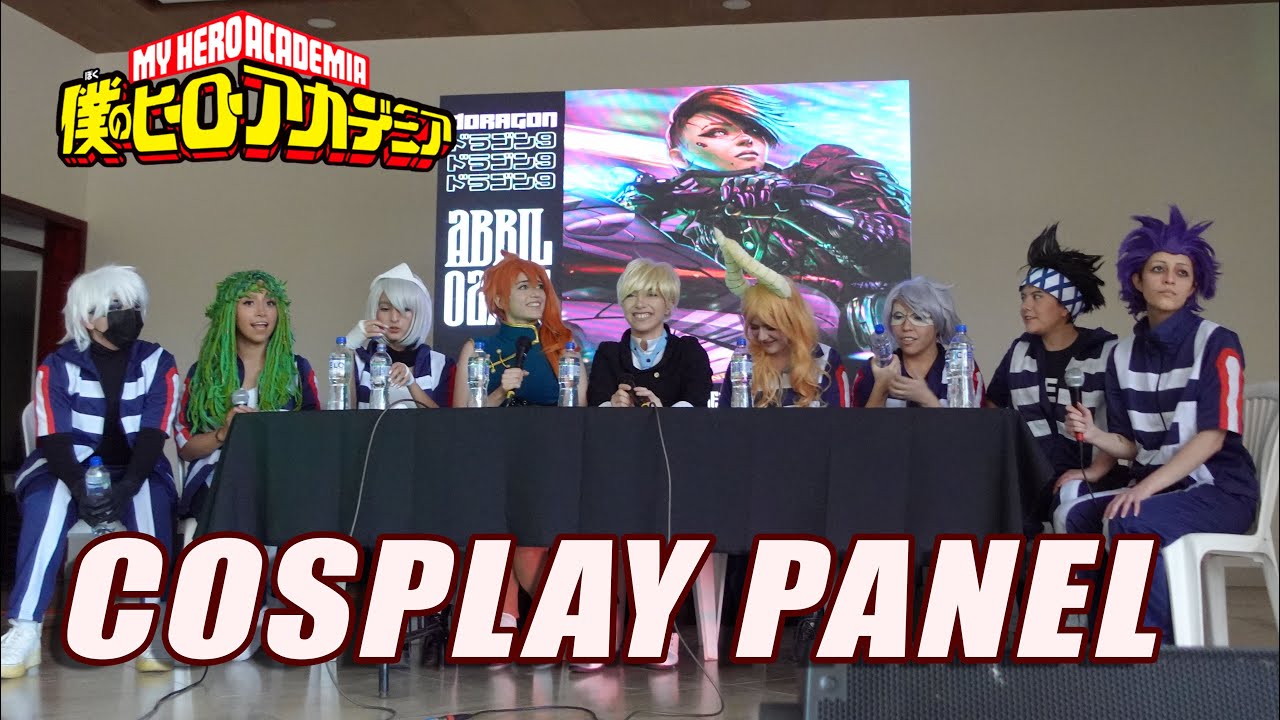 Boku no Hero Academia PANEL COSPLAY - Preguntas y Respuestas en vivo con la Clase B!