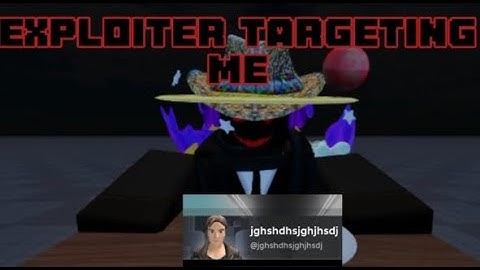 So this exploiter got target me on slap battles [I REALLY HATE EXPLOITERS FOR TARGET ON EXTENDED!!!]