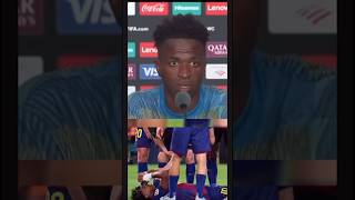 #vinijr llama #lamineyamal despues la lesion del partido de #fcbarcelona #futbol #matchday #parati