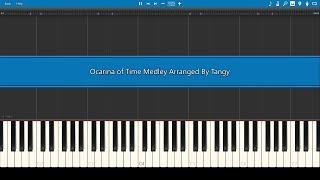 Super Smash Bros. Brawl, Ocarina of Time Medley - Piano Tutorial @SwampySongs
