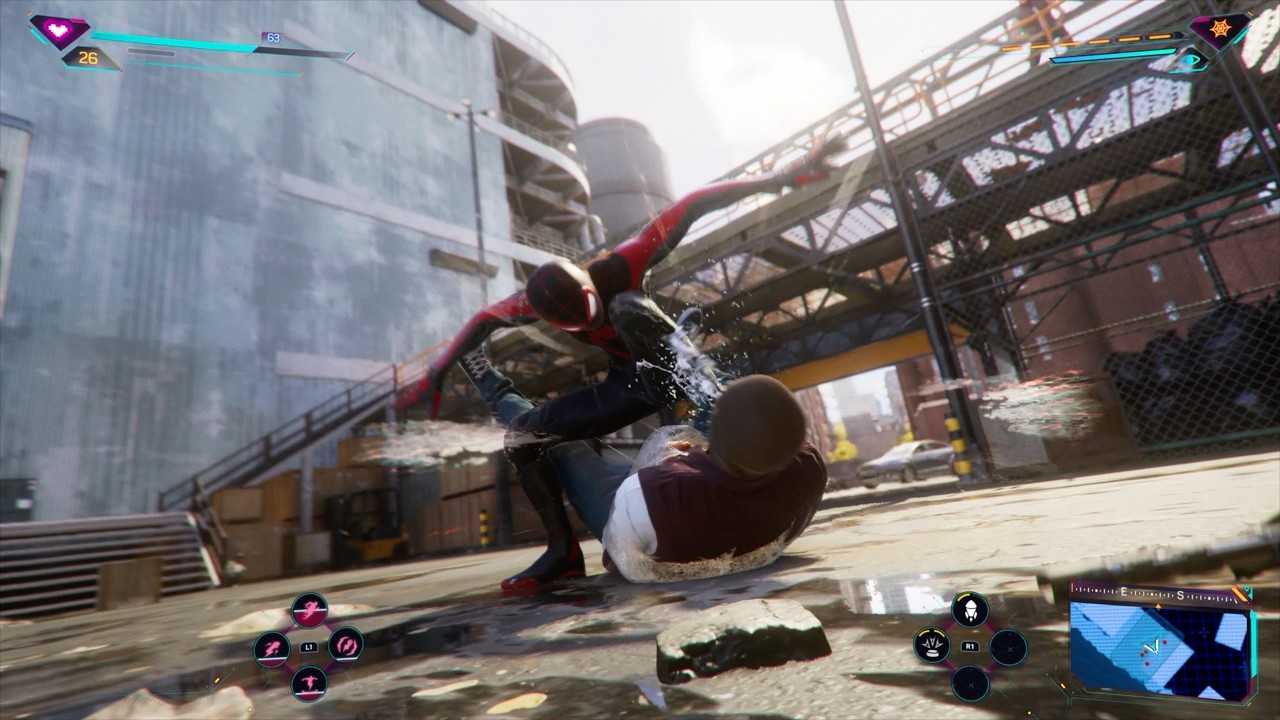 Spider Man 2 Takedown Ring Leader And Thugs Miles Morales Gameplay spider-man-2-takedown-ring-leader-and-thugs-miles-morales-gameplay