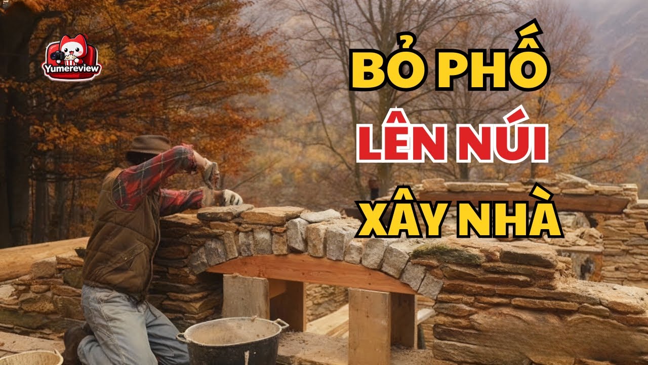 Покинув город, я строю дом в одиночестве в Альпах.