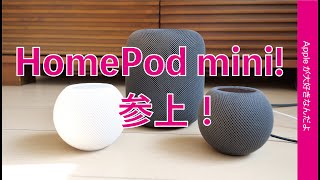 ちっさー！想像以上に音がいい！HomePod mini ¥10800 来たー！開封から1stレビュー・初代との違いは？（HeySiriはオフ再生推奨）