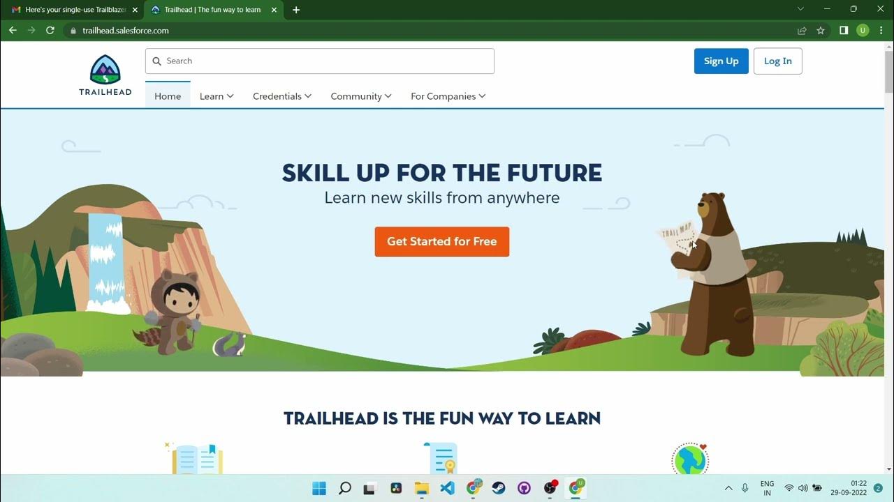 Getting Started With Salesforce Trailhead Getting Started With Salesforce 🌩️ | Register to Trailhead 😄 - YouTube