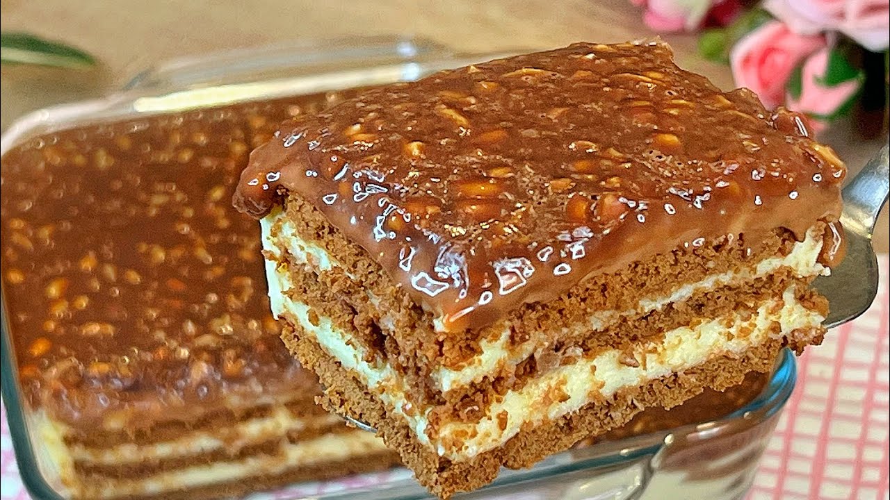 Вкус этого десерта наполнил мое сердце! Рецепт за 5 минут! Очень быстро и вкусно!