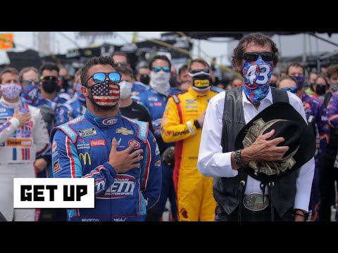 Marty Smith on NASCAR drivers rallying around Bubba Wallace at Talladega | Get Up