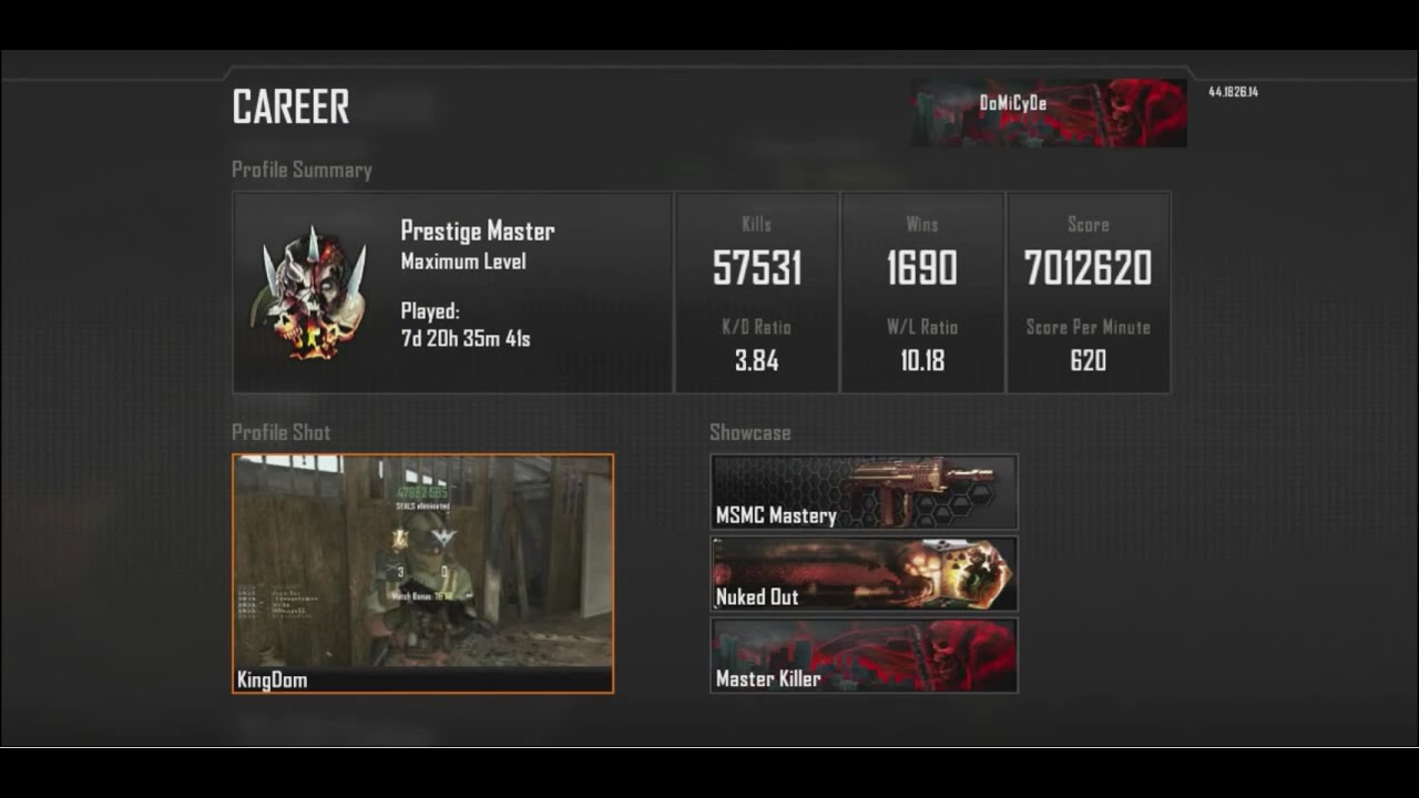 Black Ops 2 (Combat record & leaderboards)