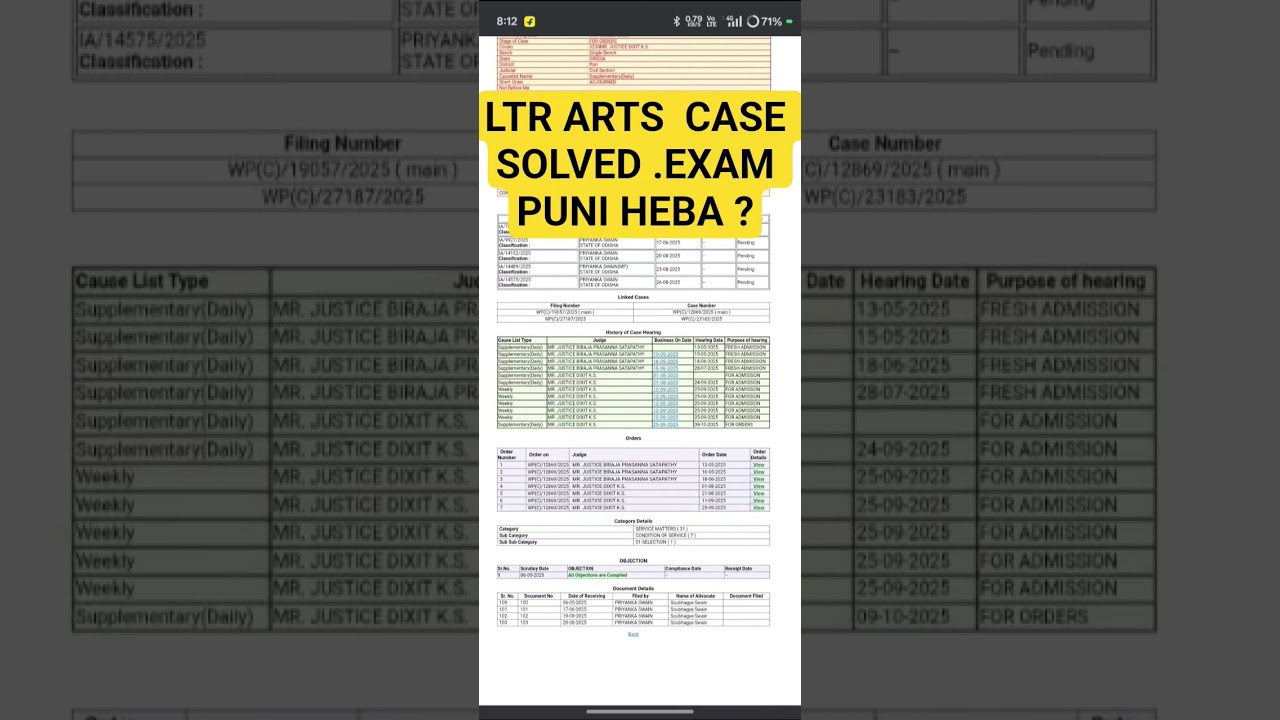 ltr arts vs odia case solved 