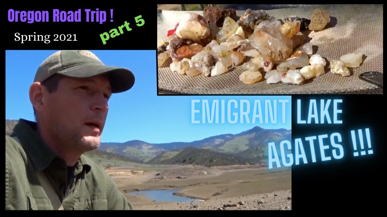 Rockhounding Emigrant Lake Agates !! Oregon Road trip Spring 2021 Part # 5 By : Quest For Details