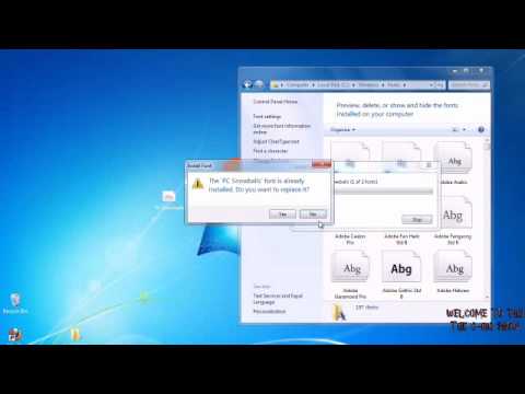 How To Install Fonts On Windows Vista That I