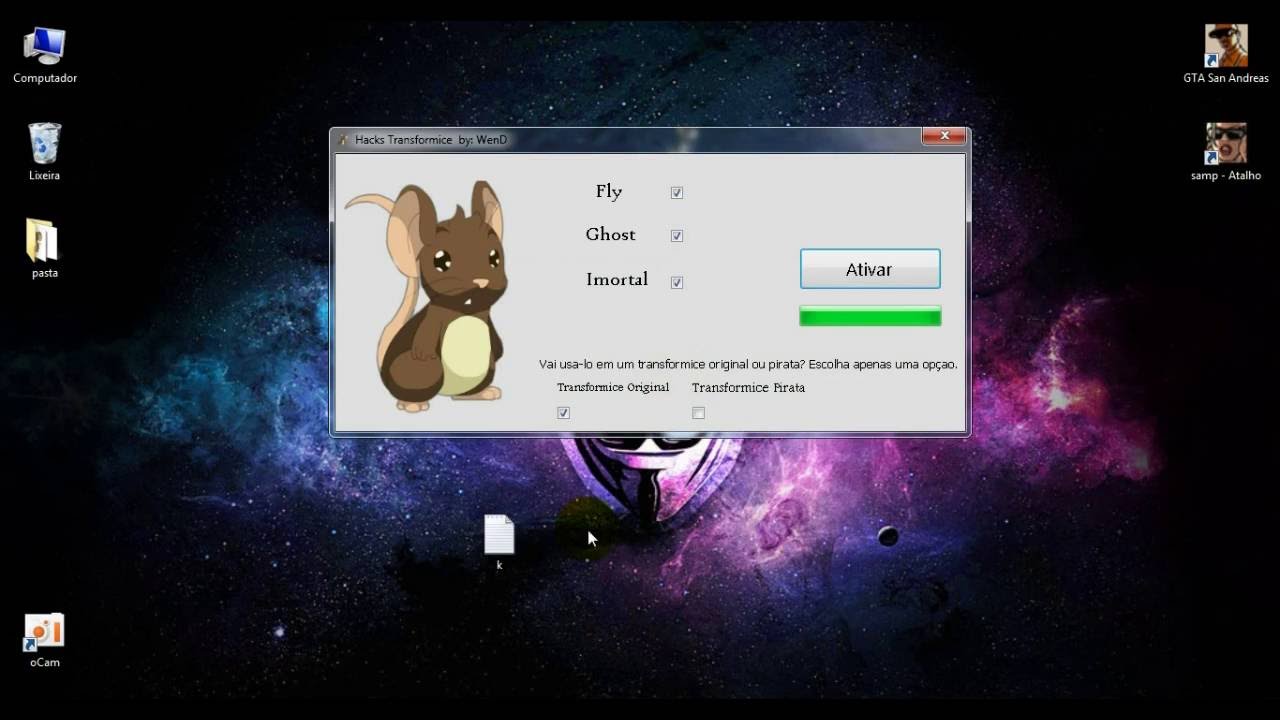 [Funcionando] Hack para Transformice Orginial ou Pirata (Fly, Ghost, Imortal)