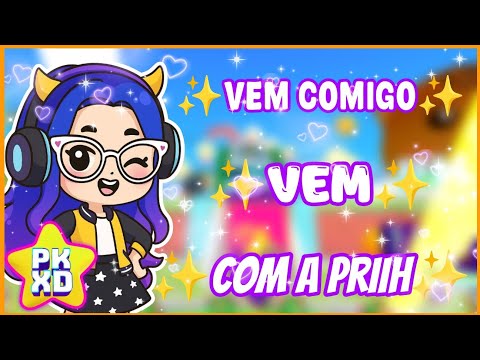[🤩] MEU PRIMEIRO VÍDEOCLIPE COM A MINHA MÚSICA VEM COMIGO VEM COM A PRIIH NO PK XD #pkxduniversd