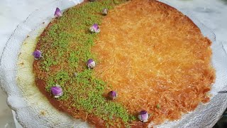 Delicious and delicious cheese kunafa in one minuteكنافة الجبنة لذيذة وشهية بدقيقة واحدة