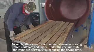 High-frequency wood drying tank