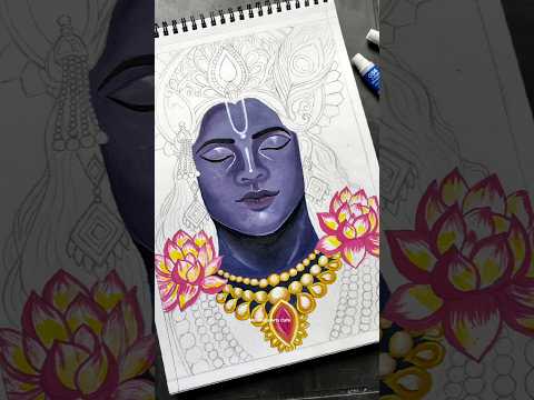 Shree Krishna #krishna #kanhaiya #radhakrishna #shree #art #shorts #harekrishna #painting
