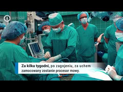 Operacja wszczepienia implantu ślimakowego w USK w Opolu