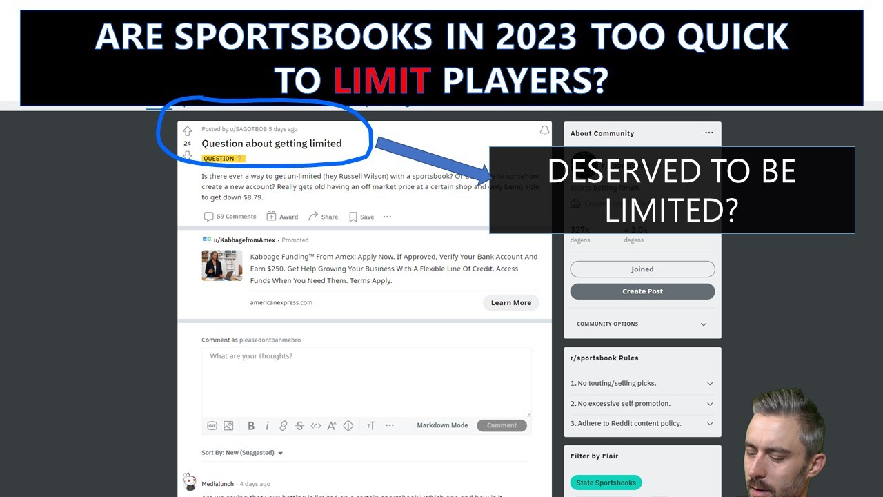 Are Sportsbooks in 2023 Too Quick to Limit Players? Reaction Series