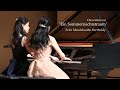 A Midsummer Night's Dream | Overture | Mendelssohn | 真夏の夜の夢 | 序曲 | ピアノ連弾 | Piano 4 Hands | Duo OZAWA