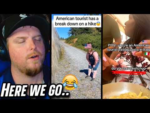 American tourists in the wild...